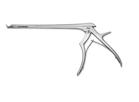 Micro Tissue Forceps, 1.0 Mm Tips Impregnated W/ Fine Tungsten Carbide Dust, Counter-Balanced Handle, Curved W/ Out Platform, 8 1/2" (21.5 Cm)
